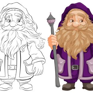 Magical Colouring Book